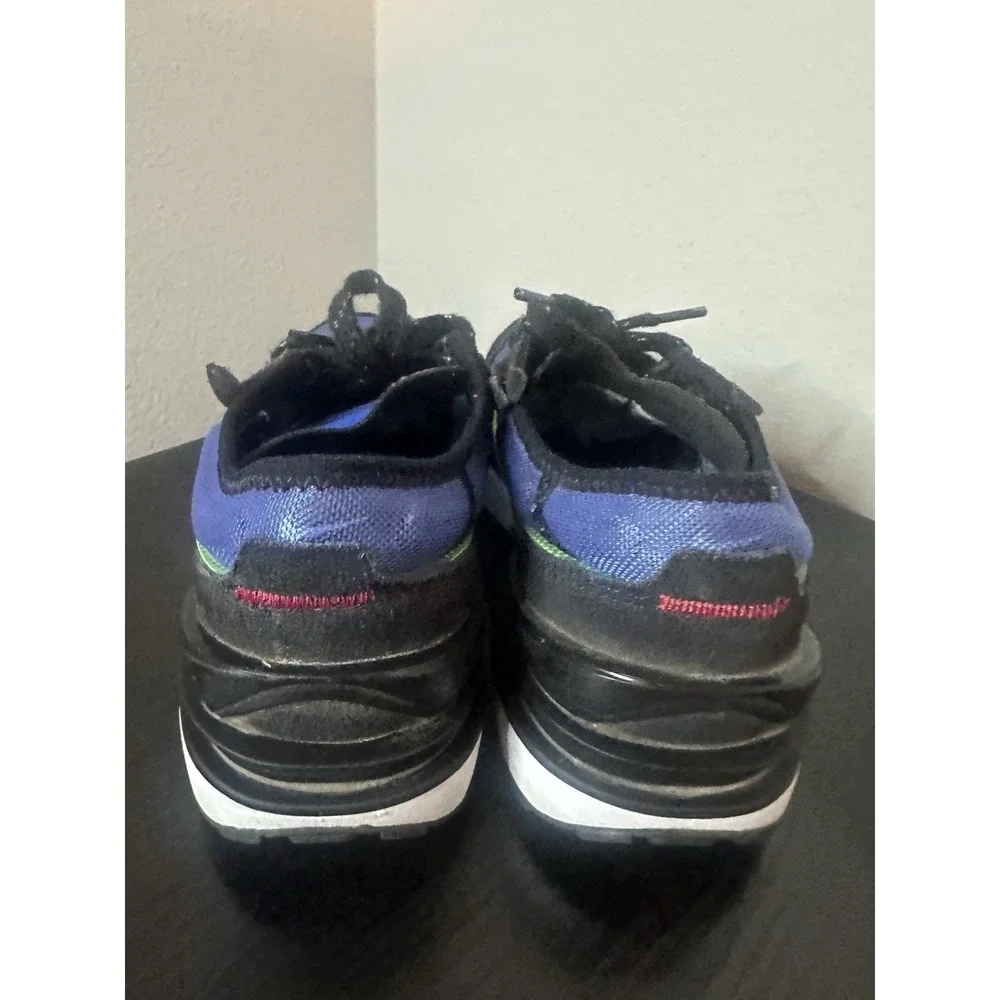 Nike Waffle One 9 Volt Athletic Sneakers Shoes Blue Green Black Sz 6.5Y Womens 8
